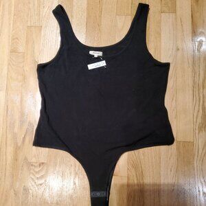 NWT MADEWELL Wide-Strap Tank Thong Bodysuit Size 2X